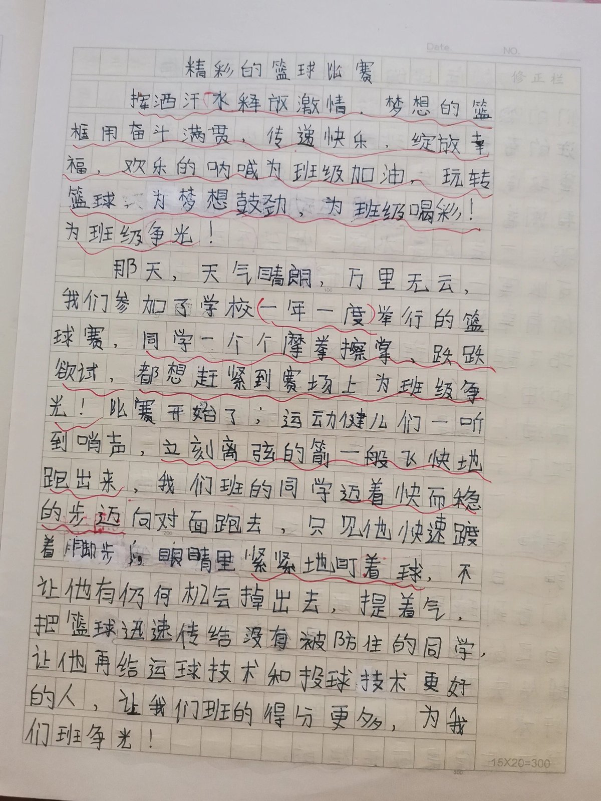 篮球训练总结300字五年级